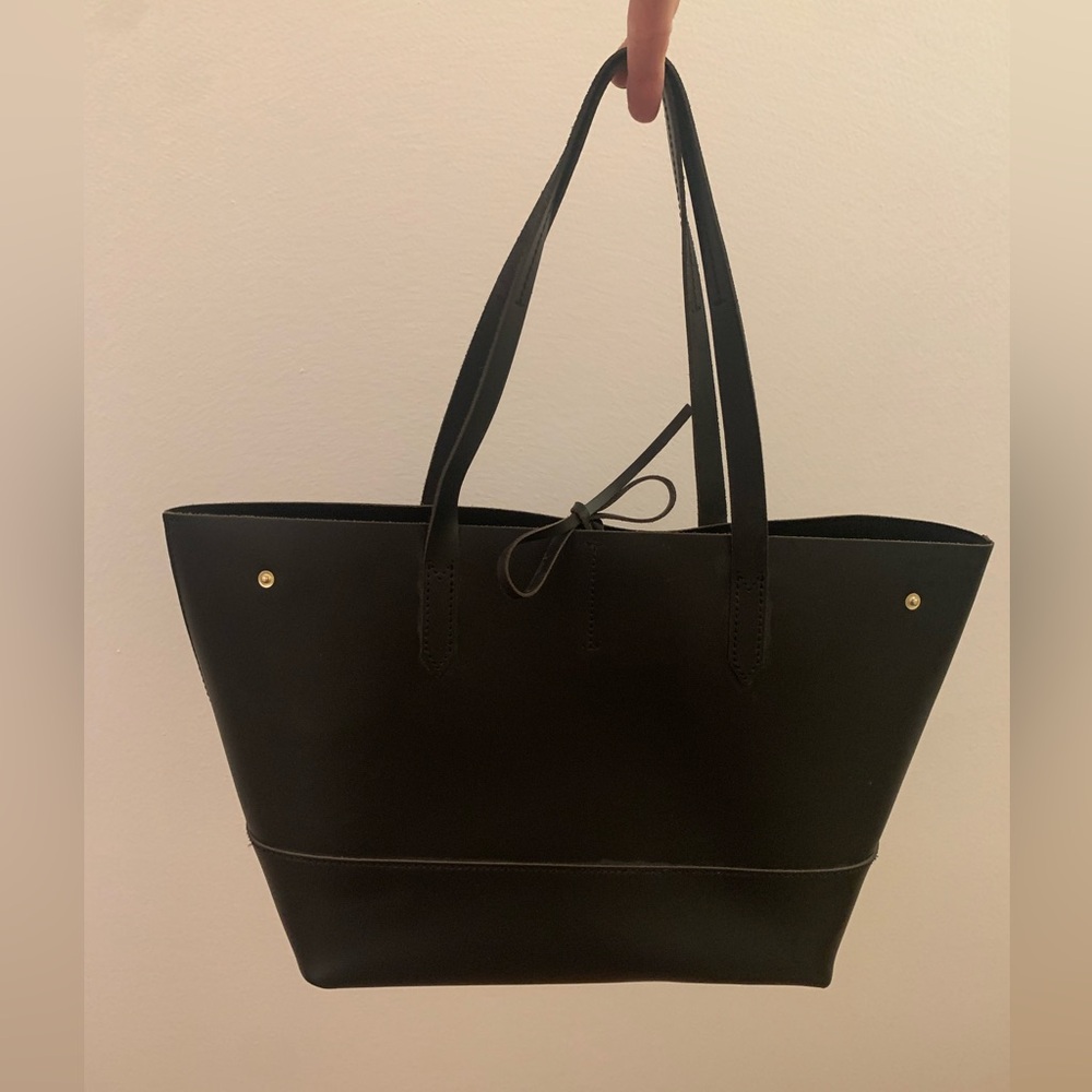 Elegant Black Tote Bag